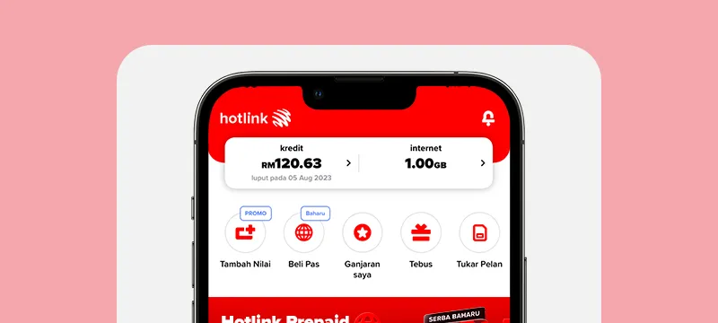 Upgrade to Hotlink Prepaid 5G Step 1