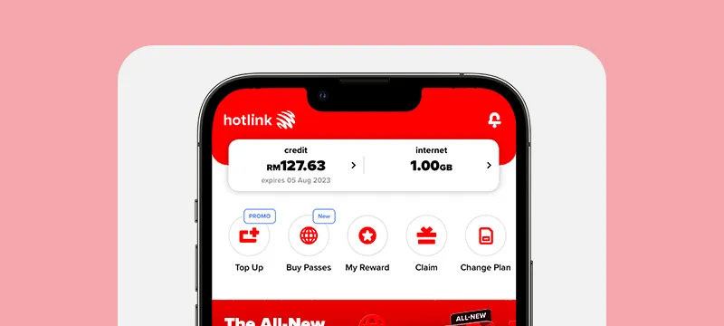 Upgrade to Hotlink Prepaid 5G Step 1