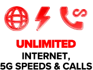 Unlimited Internet 5G Speeds and Calls
