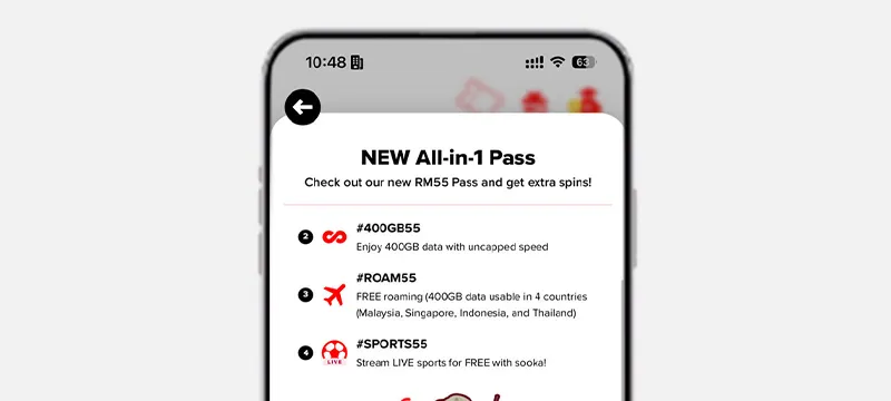 Step 3: Enter code for more Menang Ahad wins