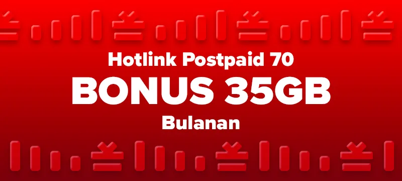 Hotlink Postpaid 70 BONUS 35GB