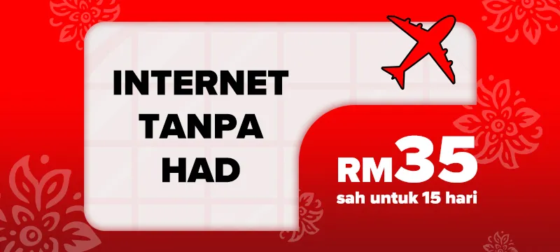Unlimited Internet — RM35