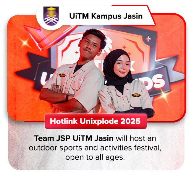 Hotlink Unixplode 2025 - UiTM Kampus Jasin