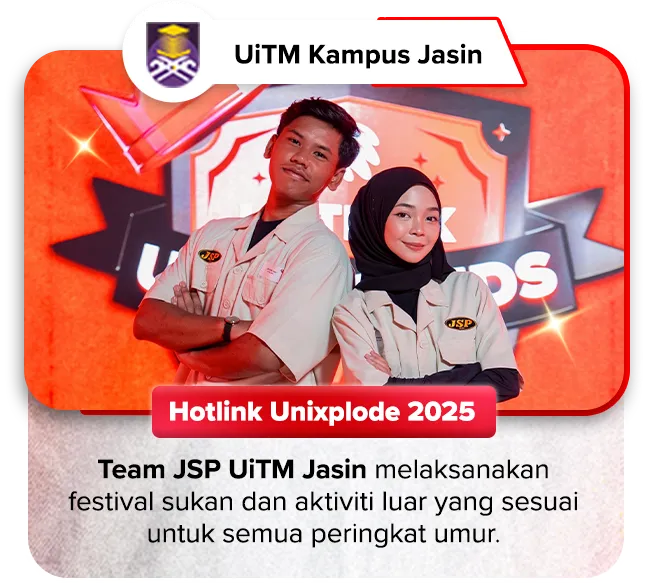 Hotlink Unixplode 2025 - UiTM Kampus Jasin