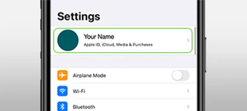 App Store & Apple services Step 1