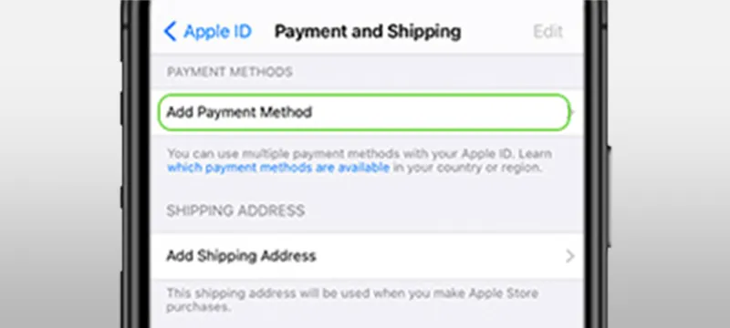 App Store & Apple services Step 3