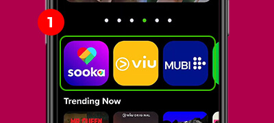 Select sooka on Maxis TV page