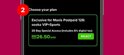 How To Choose Streaming Passes For Hotlink Postpaid Step 2