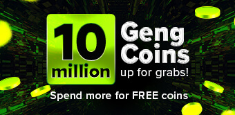 10 million Geng Coins Cashback