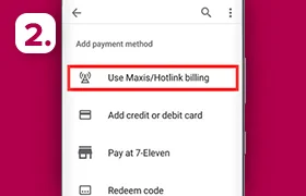 Hotlink Billing With Google Play Store Step 2