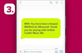 Setup Hotlink Malaysia Billing With Google Play Store Step 3