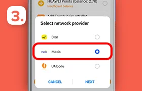 Setup Hotlink Malaysia Billing With Huawei App Gallery Step 3