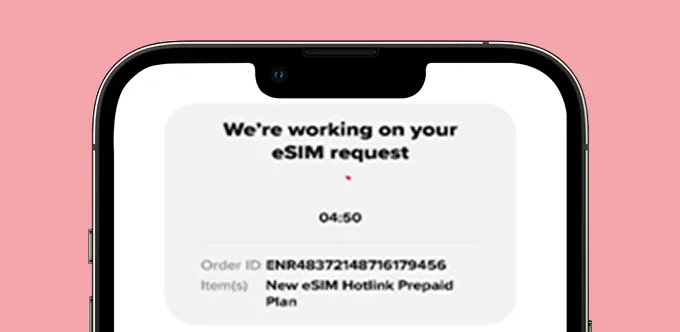Prepaid eSIM Step 8