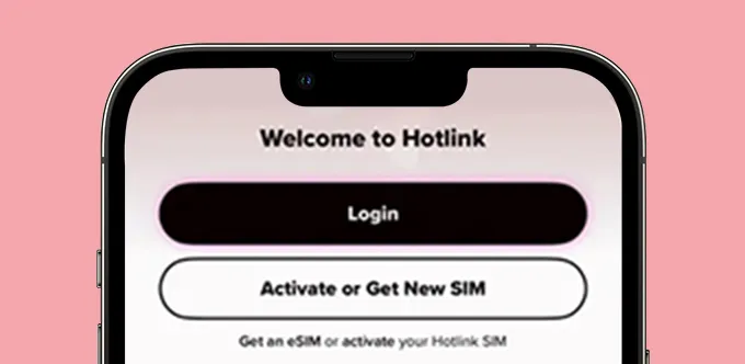 Prepaid SIM Card Step 1