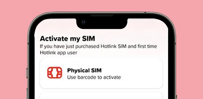 Prepaid SIM Card Step 2