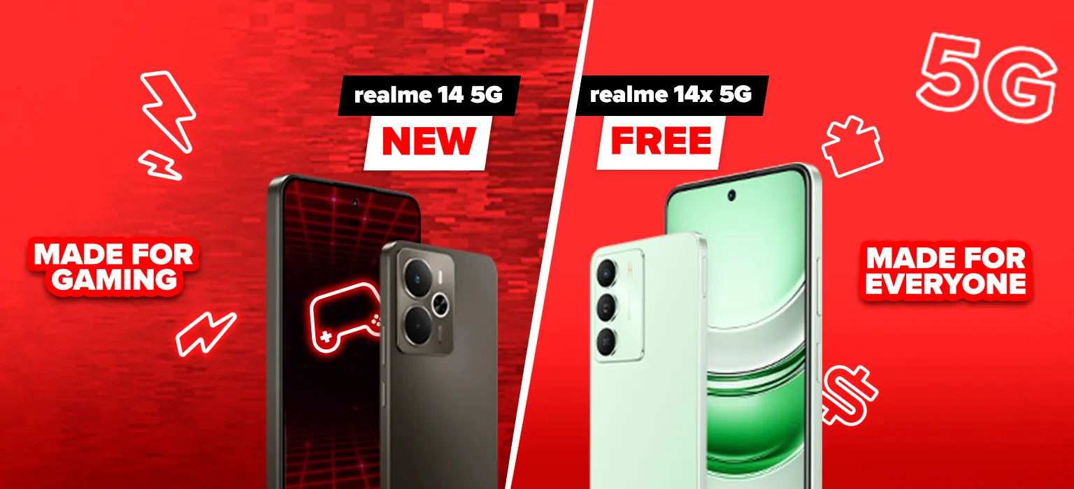 The realme 14 series, powered by Hotlink