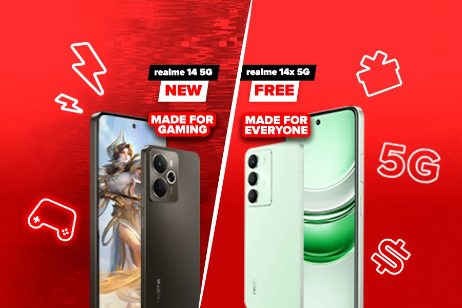 The realme 14 series, powered by Hotlink