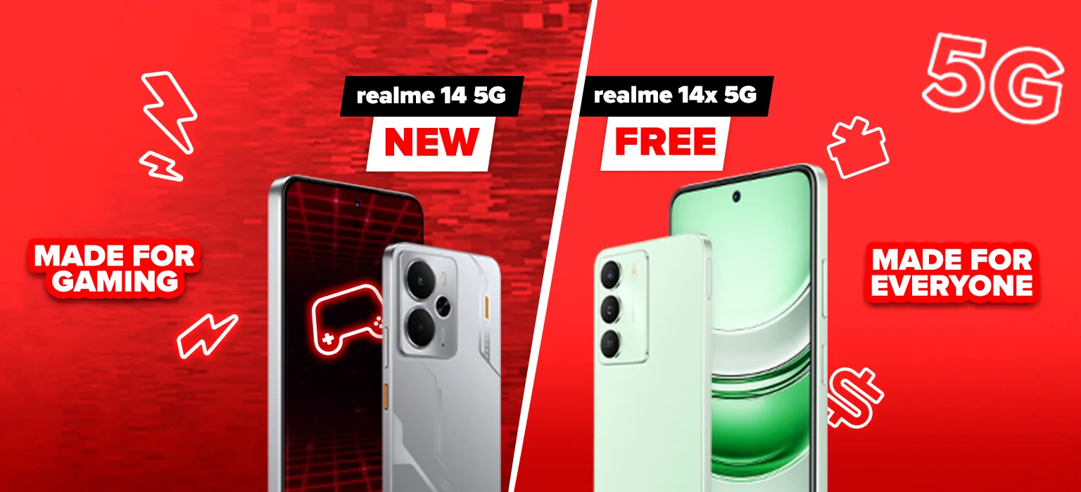The realme 14 series, powered by Hotlink