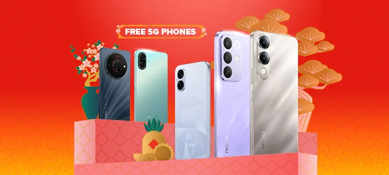 Pasti Mampu RM0 5G Phone with Hotlink