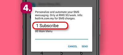 How To Subscribe Hotlink Malaysia Call Me Alert Via 100 Step 4