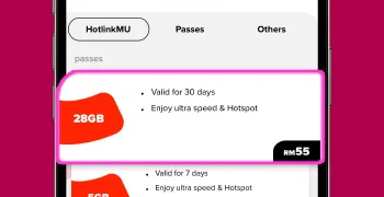 HotlinkMU Malaysia Internet Pass Deals Step 3