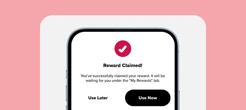 Step 4: Click 'Use Now' when you wish to use your voucher.