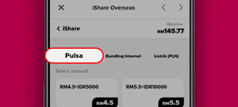 Hotlink Malaysia Transfer Credit Overseas Via Hotlink App With iShare Step 4