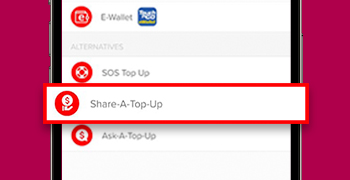 3. Share-A-Top-Up with hotlink app step 2