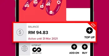 Hotlink Malaysia Ask-A-Top-Up On Mobile App Step 1