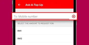 Hotlink Malaysia Ask-A-Top-Up On Mobile App Step 3