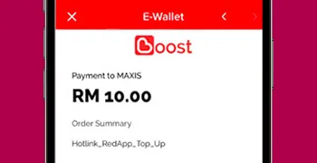 How To Top Up Credit Via Hotlink Malaysia App For Boost Step 5