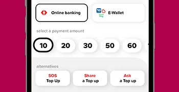 How To Top Up Credit Via Hotlink Malaysia App For Online Banking Step 3