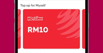 How To Top Up Hotlink Malaysia Credit Via Boost e-Wallet Step 2