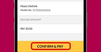 How To Top Up Hotlink Malaysia Credit Via Maybank2u Online Banking Step 7