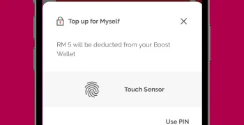 How To Top Up Hotlink Malaysia Credit Via Boost e-Wallet Step 3